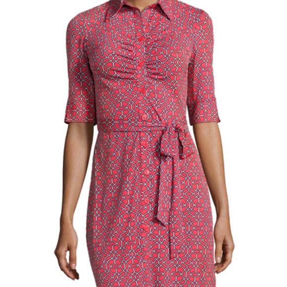 Laundry By Shelli Segal Green Shirt Dress - Picture 2 of 16